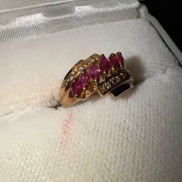 루비 다이아 반지