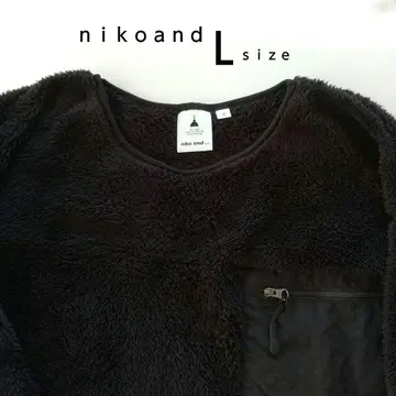 새상품 nikoand 퍼 플리스 L 사이즈 GU H&M ZARA COEN
