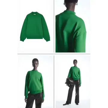 COS 맨투맨 1197001 그린 S