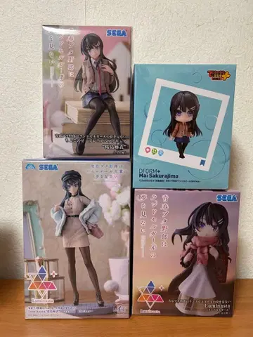 사쿠라지마 마이 피규어 4종 세트