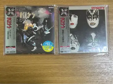 KISS ALIVE! & DYNASTY CD 2장 세트