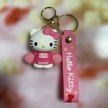 헬로키티 폼폼 포함 키링 한국 구매