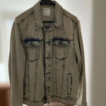 Bershka 데미지 가공 데님 자켓 L