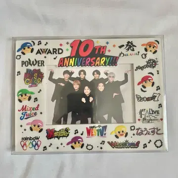 [ 얼룩 없음 ] 10TH ANNIVERSARY 사진 프레임 west.