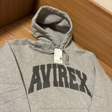 AVIREX 후드티 그레이 M 사이즈