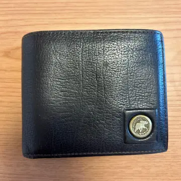 가죽 접이식 지갑 블랙 HUNTING WORLD