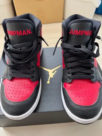 조던 스니커즈 레드/블랙 7 (US)