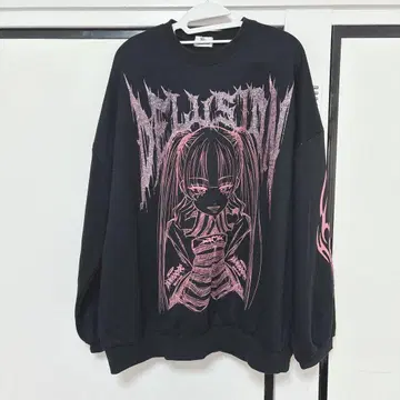 라메 트윈 테일 GIRL 맨투맨 VOLCAN&APHRODITE