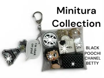 가챠 파우치 베티짱 BETTY 화장품 파우치 흑백 파우치