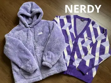NERDY 플리스 자켓 니트 가디건 2개 세트