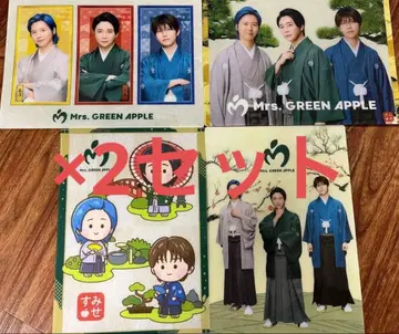 Mrs. GREEN APPLE 로손 비주얼 시트 총 4종 x 2세트
