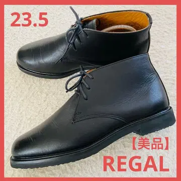 [새상품급] REGAL/리걸 가죽 부츠 23.5 블랙