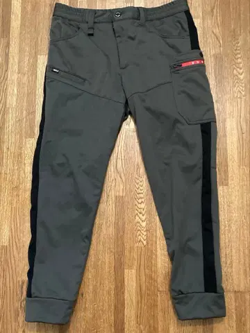 바틀 XL 스트레치 카고 팬츠 방풍 가공 안감 플리스 밀스 그린