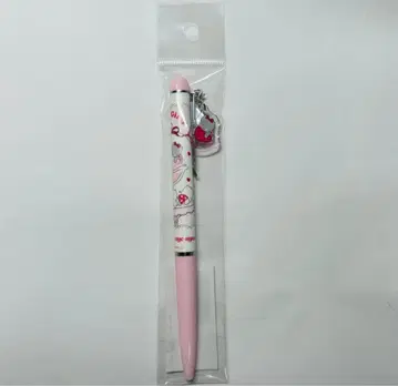 레트로 걸리시 참 부착 볼펜 냐니뉴녜뇽