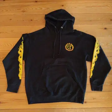 CYCLE ZOMBIES 프레임 프린트 후드티 L