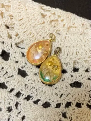 nanan bijouxxx 쉘 목걸이 펜던트 탑 2개 세트