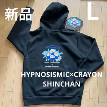 새상품! HYPNOSISMIC x CRAYON SHINCHAN 후드티 L
