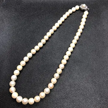 즉시 결제 SILVER 실버 펄 목걸이
