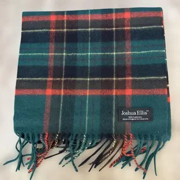 Joshua Ellis 조슈아에리스 100% 캐시미어 머플러 체크