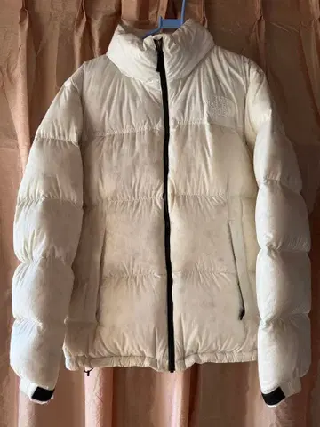 The North Face 화이트 다운 자켓