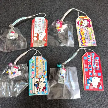 지역 한정 키티 도쿄 한정판 끈 스트랩 4개 세트
