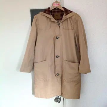 KENT 후드 부착 코트 S