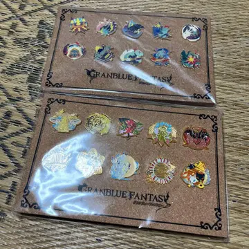 그랑블루 판타지 십현자 핀 배지 2세트