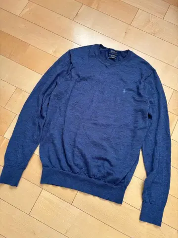 새상품급 랄프 로렌 고급 짙은 블루 스웨터 M 니트