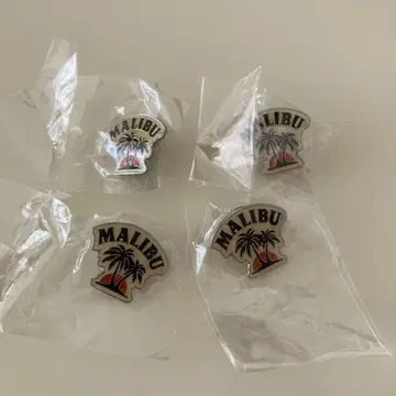 말리부 핀 배지 4개 세트