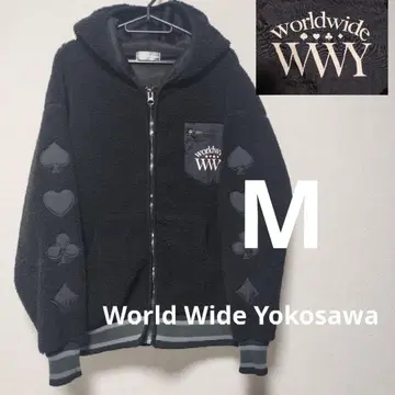 월드 와이드 요코자와 보아 플리스 자켓 후디