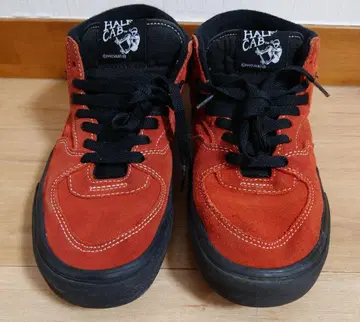 VANS 하프 캡 오렌지 스니커즈 스케이트보드