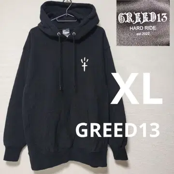 GREED13 후드티 육중 블랙 xl 리버스 위브