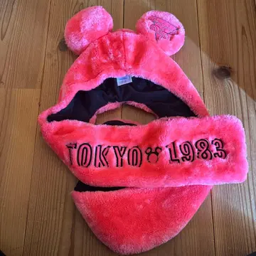 디즈니 리조트 35주년 팬캡 머플러 장갑 세트