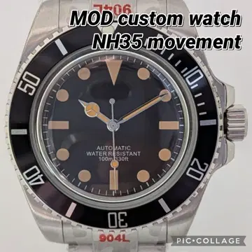 [ NH35 MOD 커스텀 자동 와치 ] 5513 1980년 빈티지