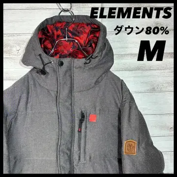 ELEMENTS 다운 자켓 다운 80% M 그레이 엘레멘츠