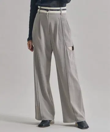 [ UNITEDTOKYO ] 마블트 사이드 홀 팬츠 그레이