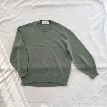 시클라스 연두색 캐시미어 니트 36