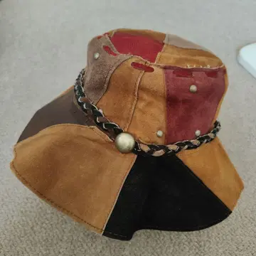 스웨이드 멀티 컬러 버킷 햇