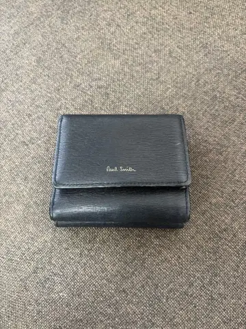 폴스미스 지갑 3단 폴더형 지갑 가마구치 지갑 블랙