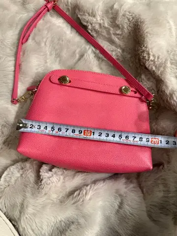 FURLA 핑크 가죽풍 숄더백 새상품급