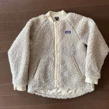 patagonia 봄버 플리스 자켓 M 크림