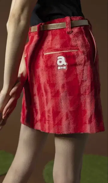 아르치비오 기모 하운드투스 패턴 스커트 40 사이즈