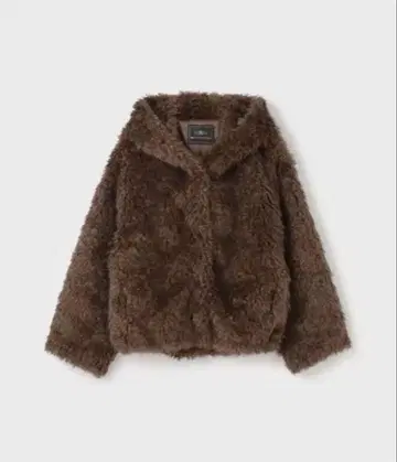 택 포함 새상품 그레이스 콘티넨탈 인조 모피 블루종