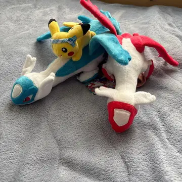 포켓몬 센터 후쿠오카 티아티아스&티아티오스&피카츄 봉제 인형