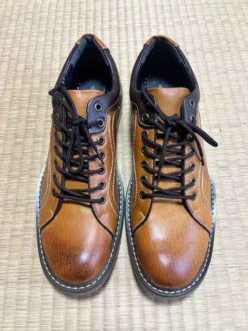 PARK AVENUE 브라운 레이스업 슈즈