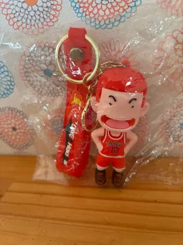 농구 선수 키링 빨간색