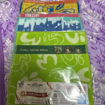Mrs. GREEN APPLE 제일복권 G상 자카드 타월 3개