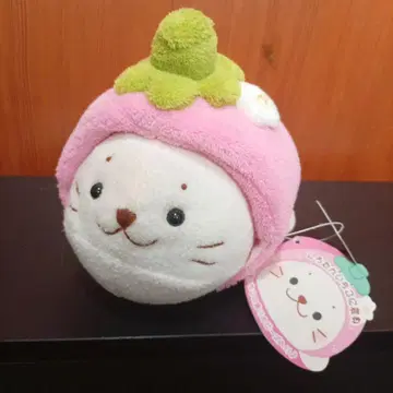시로탄 봉제 인형 시로탄 딸기로 변신 봉제 인형 레어품