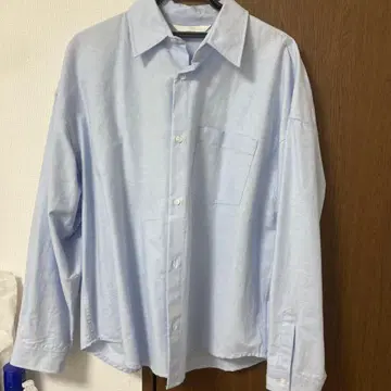 ZARA 라이트 블루 긴팔 셔츠 M