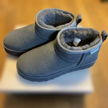 BEARPAW 그레이 어그 부츠